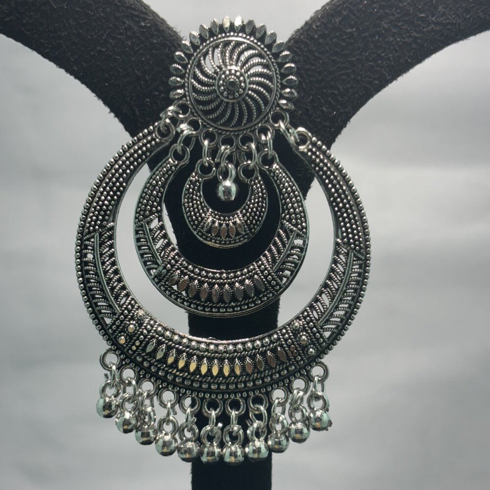 Oxidised Earrings - N005