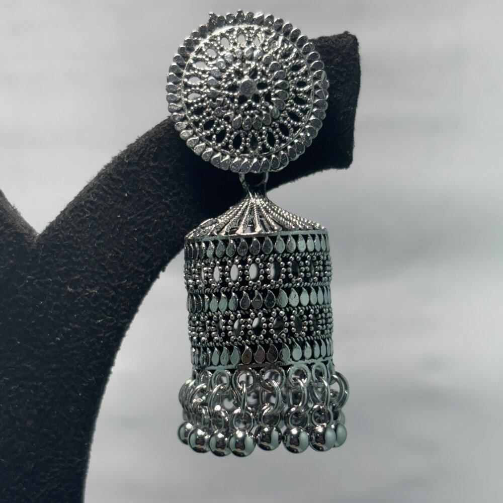 Oxidised Earrings - N012