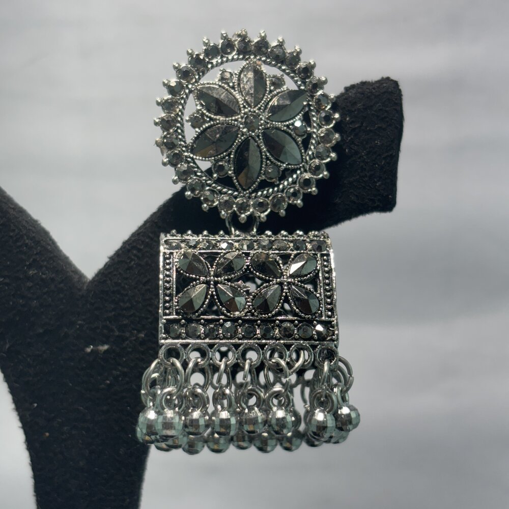 Oxidised Earrings - N023