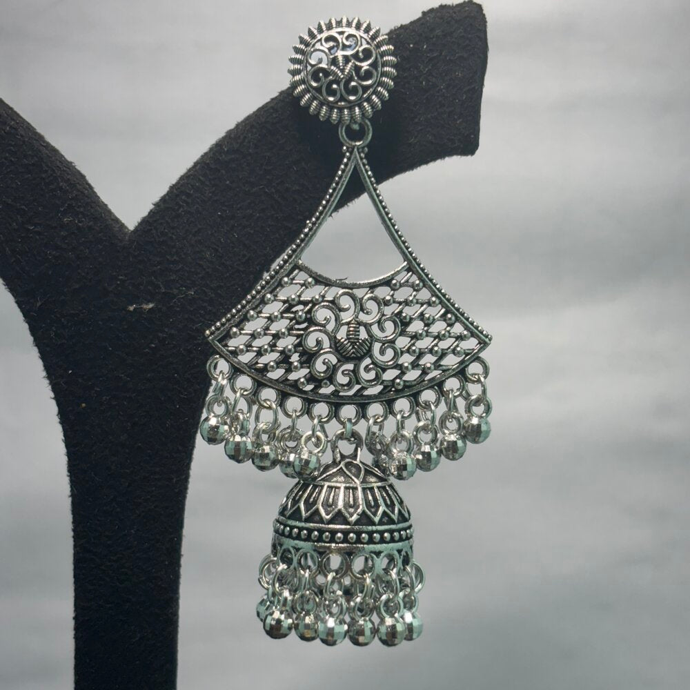 Oxidised Earrings - N025