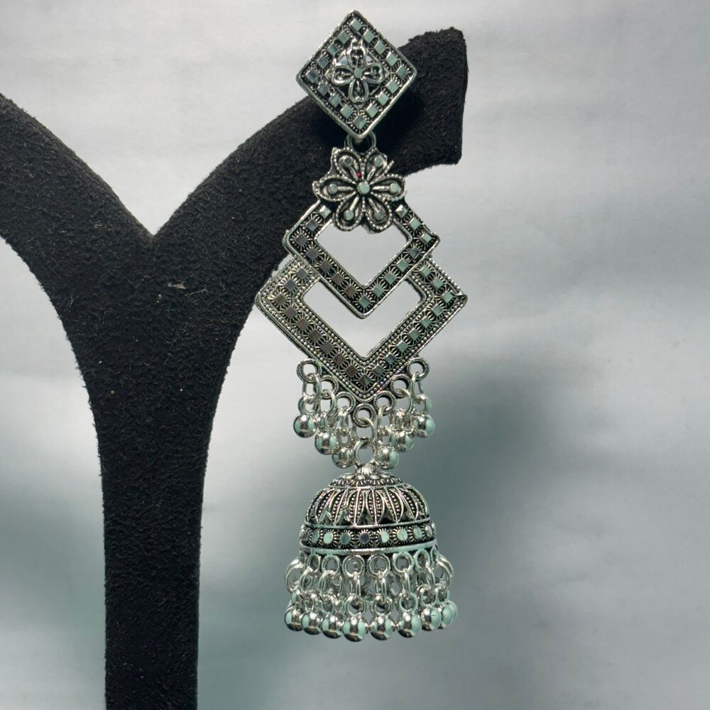 Oxidised Earrings - N029