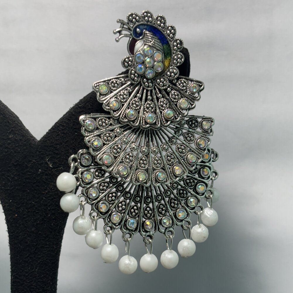 Oxidised Earrings - N033