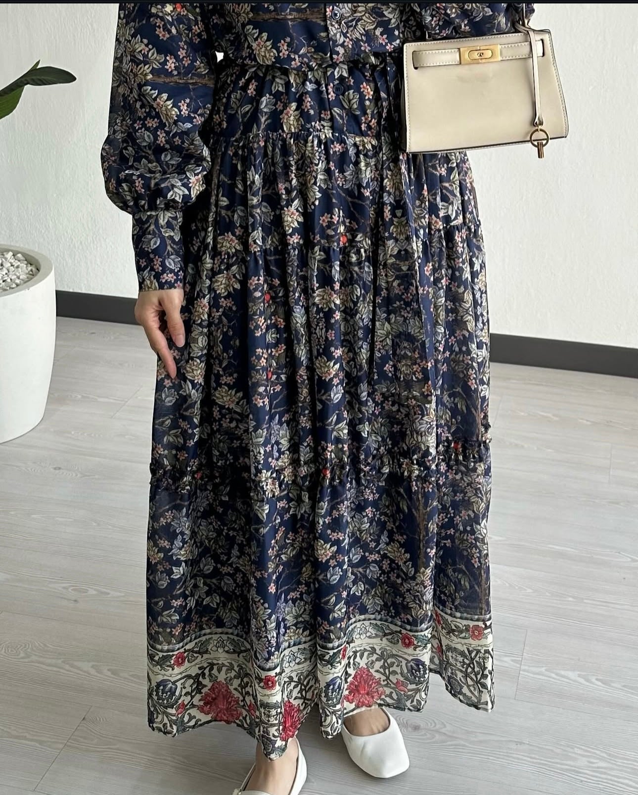 SAPPHIRE BLOOM DRESS