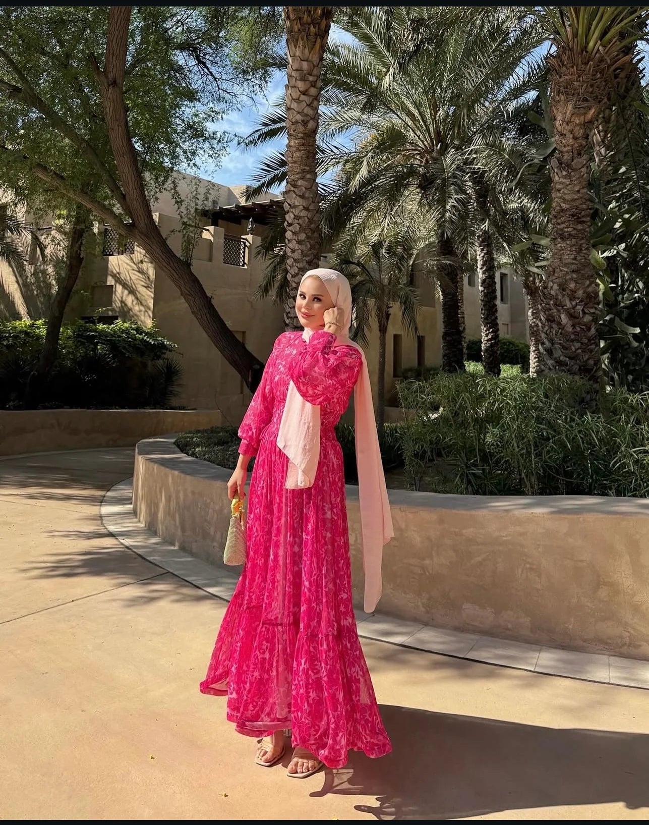 Amira Floral Breeze Maxi Dress”