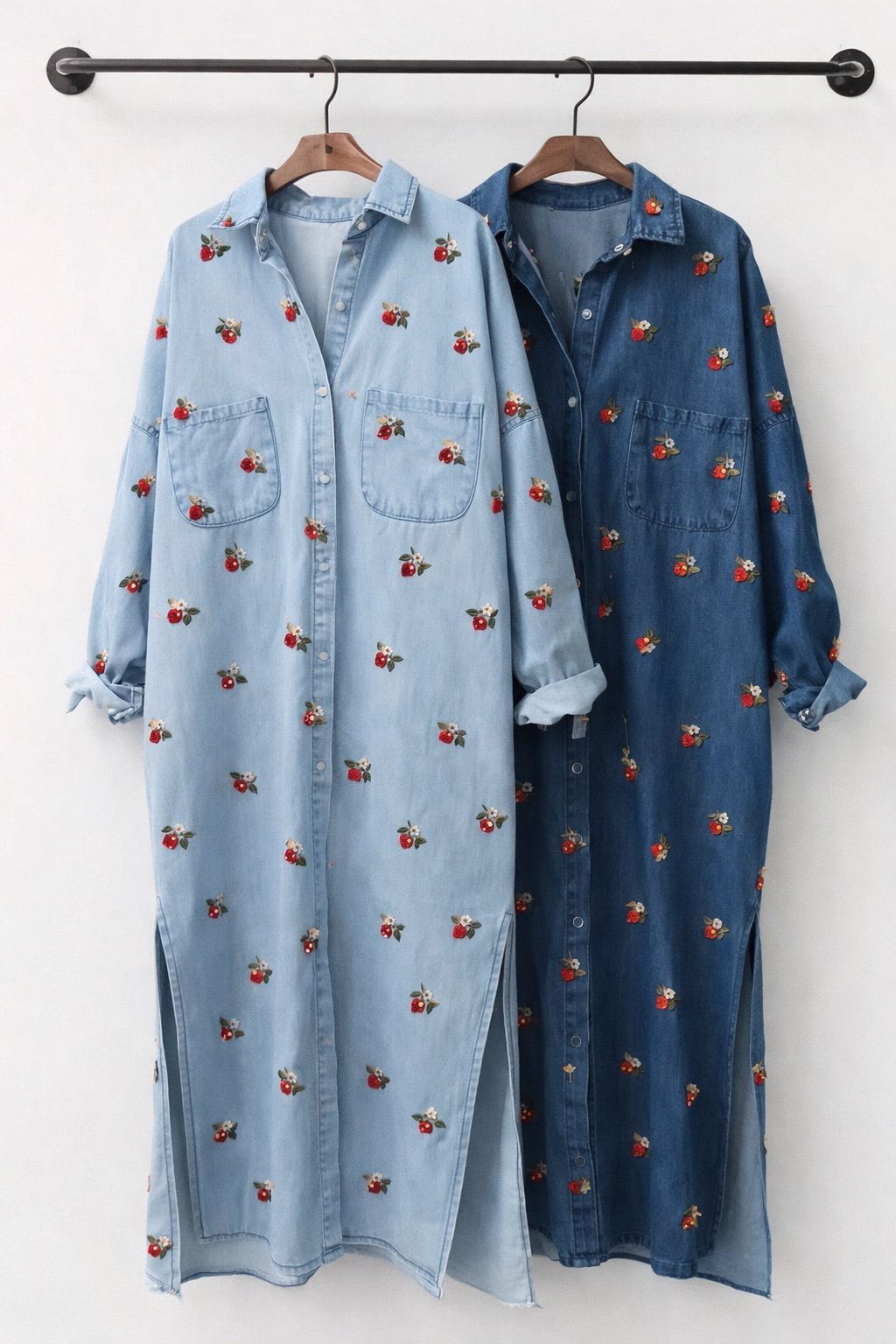 Classic oversized shirt floral