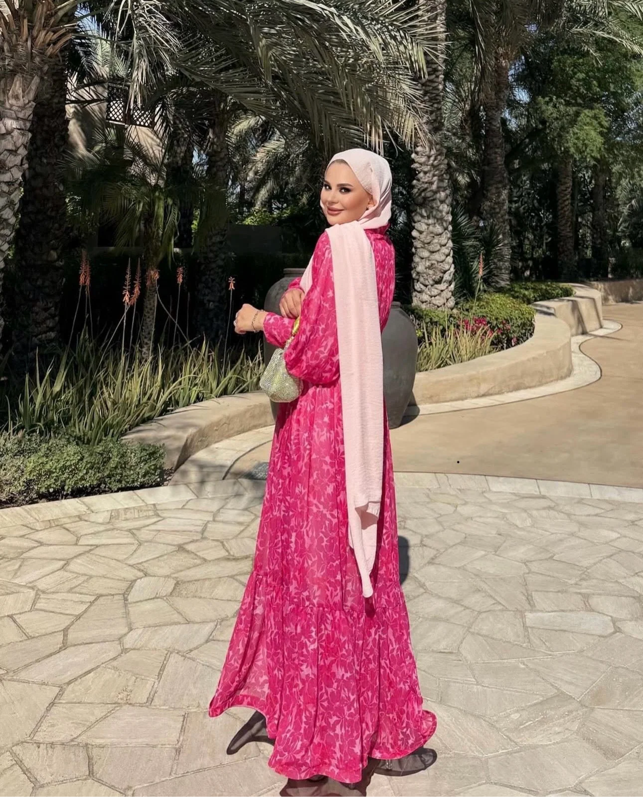 Amira Floral Breeze Maxi Dress”