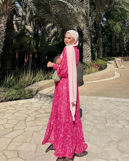 Amira Floral Breeze Maxi Dress”