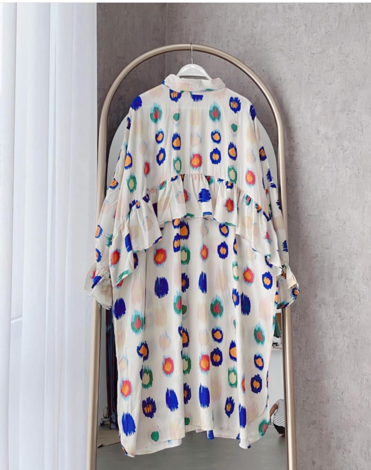 POLKA DOT MULTICOLOR TOP