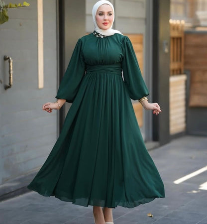 Georgette maxi dress