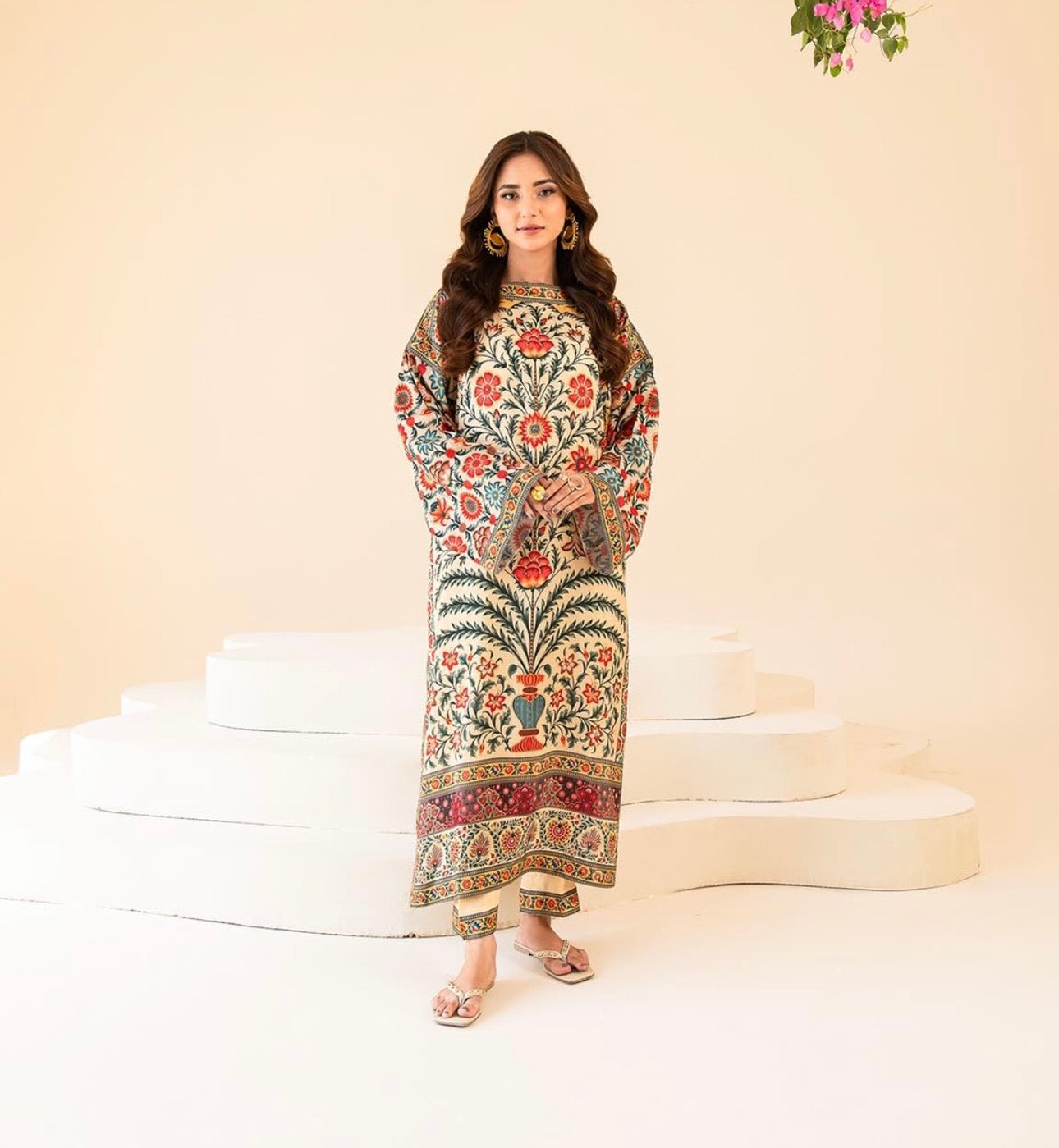 Heritage Bloom kaftan