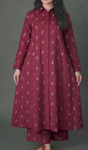 Tulip flora A -line co- ord set