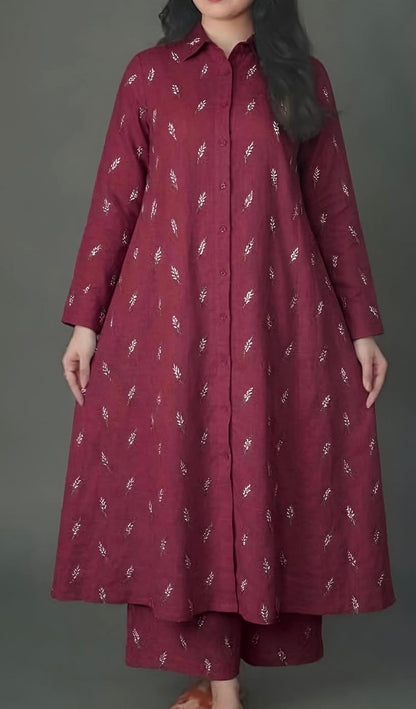 Tulip flora A -line co- ord set