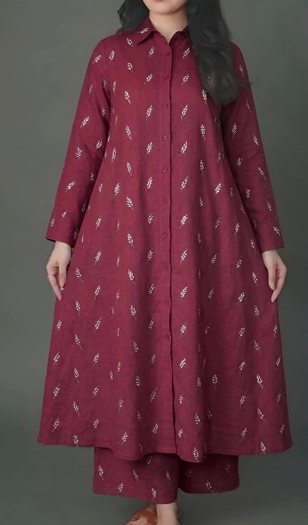 Tulip flora A -line co- ord set