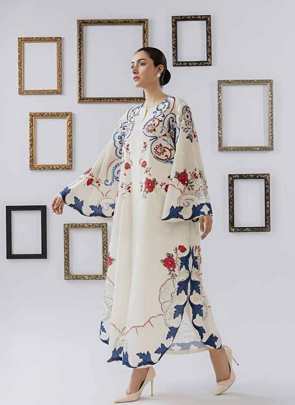 Ivory bloom kafthan