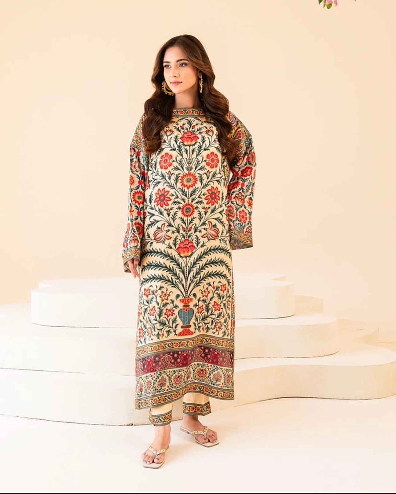 Heritage Bloom kaftan