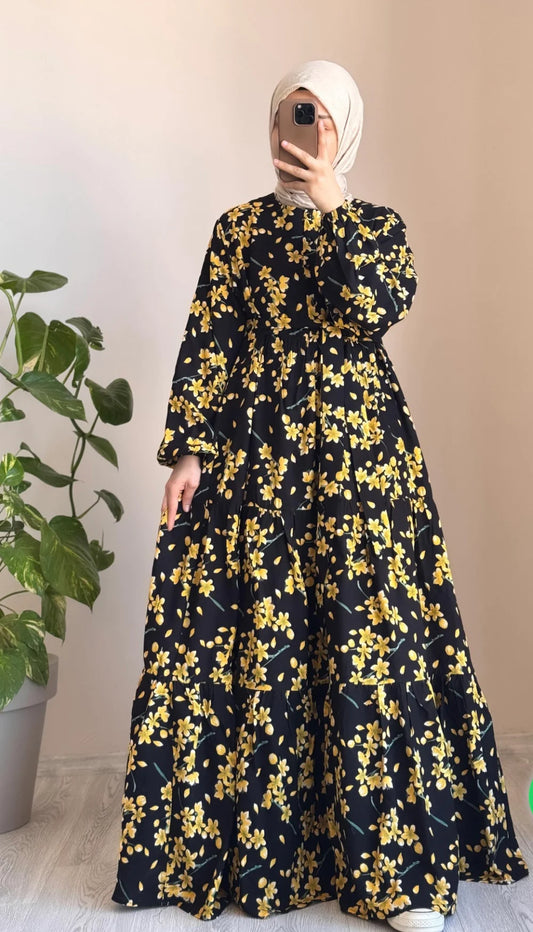 YELLOW SPRING GOWN