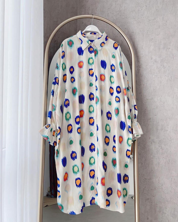 POLKA DOT MULTICOLOR TOP