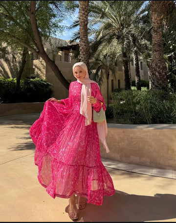 Amira Floral Breeze Maxi Dress”