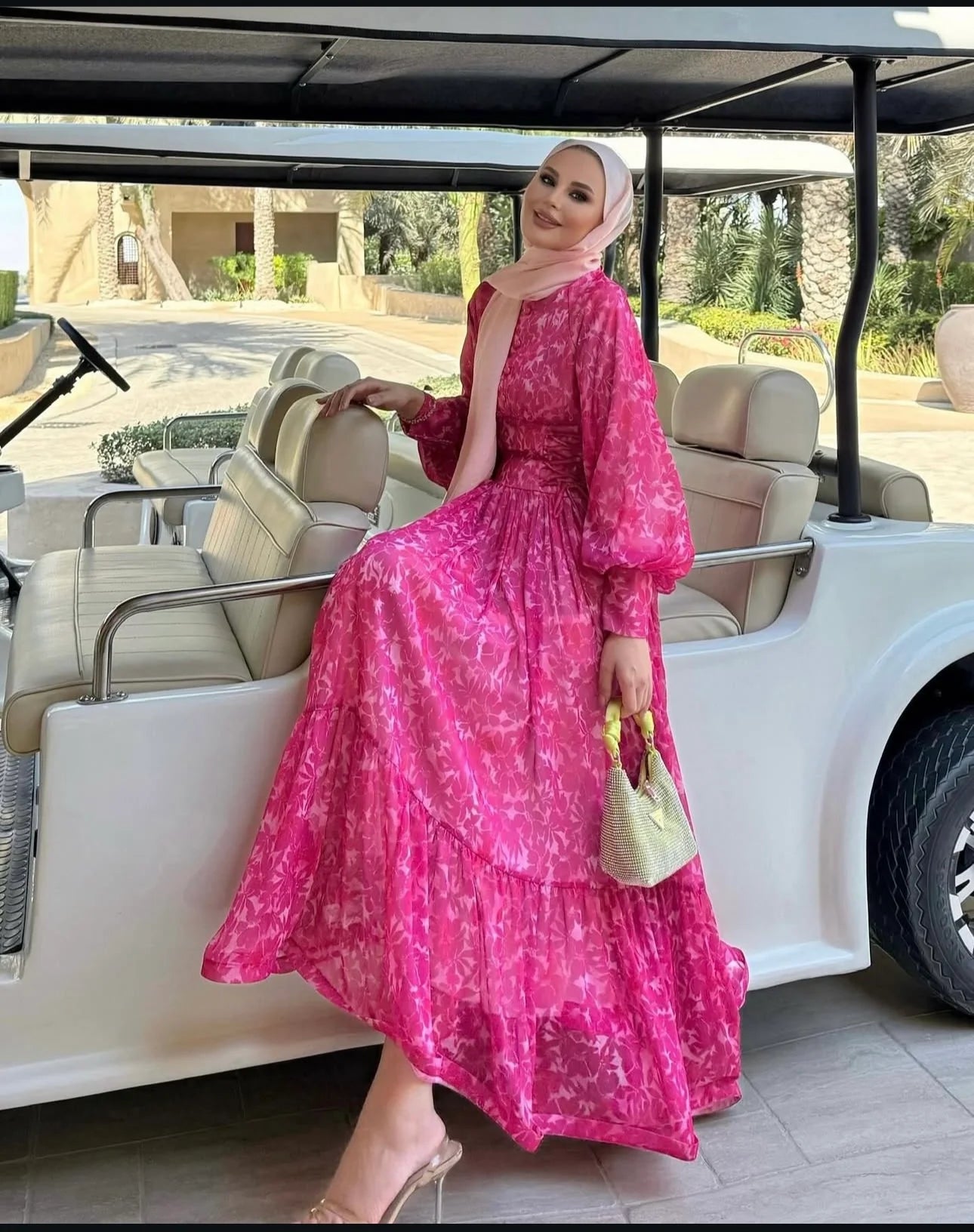 Amira Floral Breeze Maxi Dress”