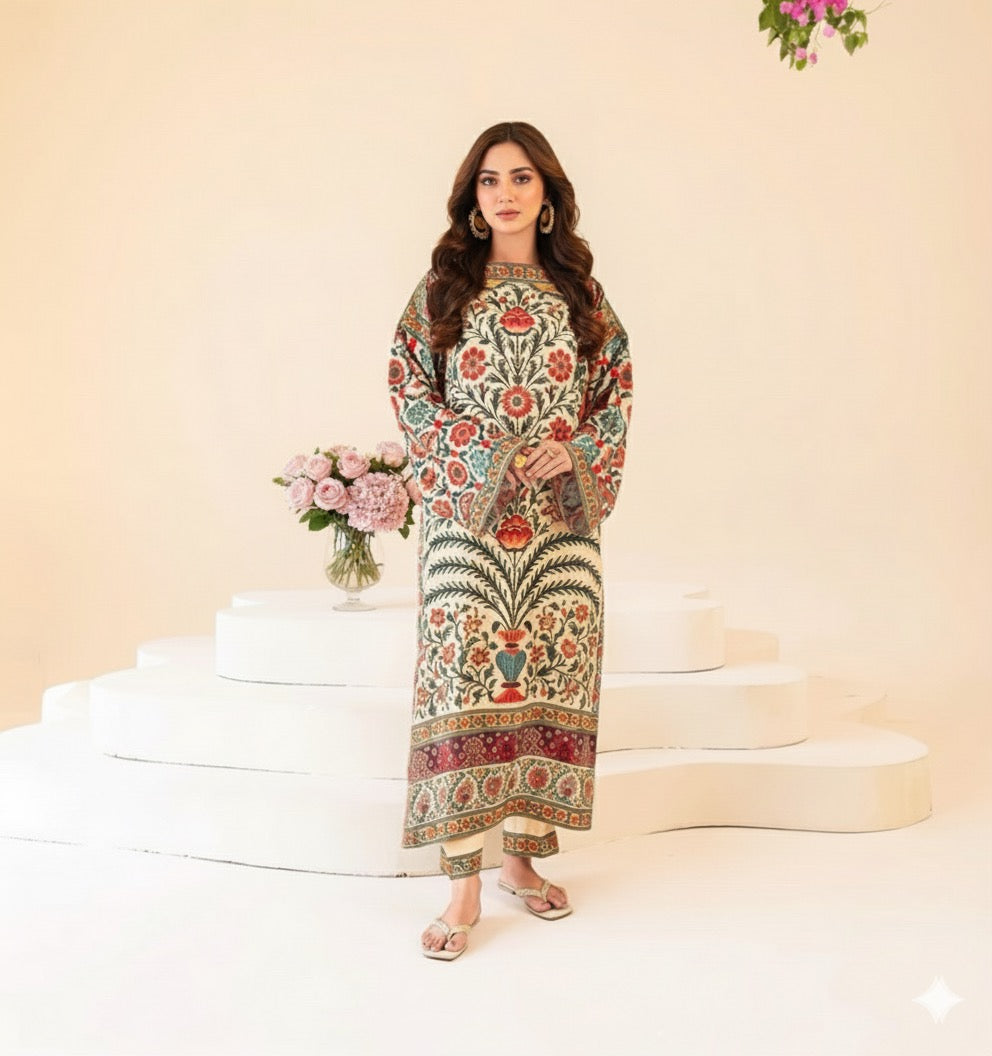 Heritage Bloom kaftan