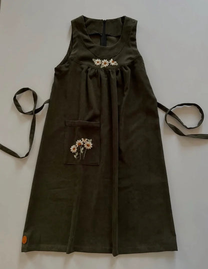 Automn meadow pinafore
