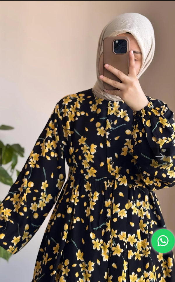 YELLOW SPRING GOWN
