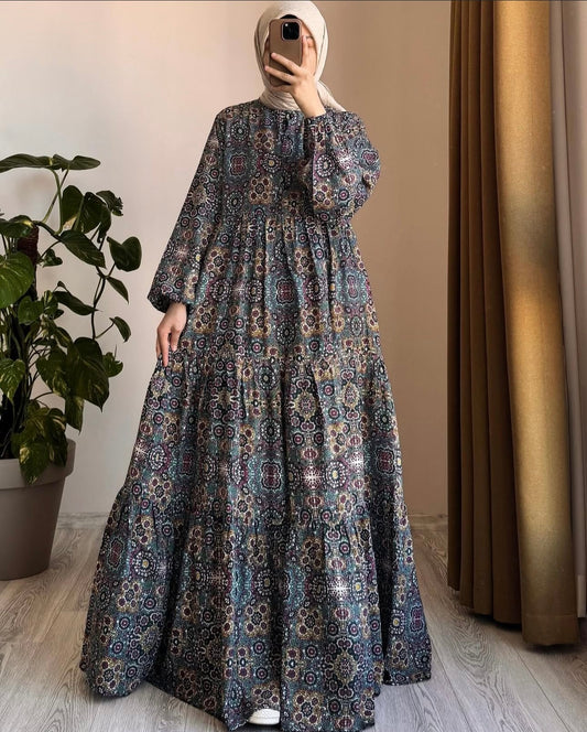 MOSAIC MODEST GOWN