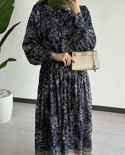 SAPPHIRE BLOOM DRESS