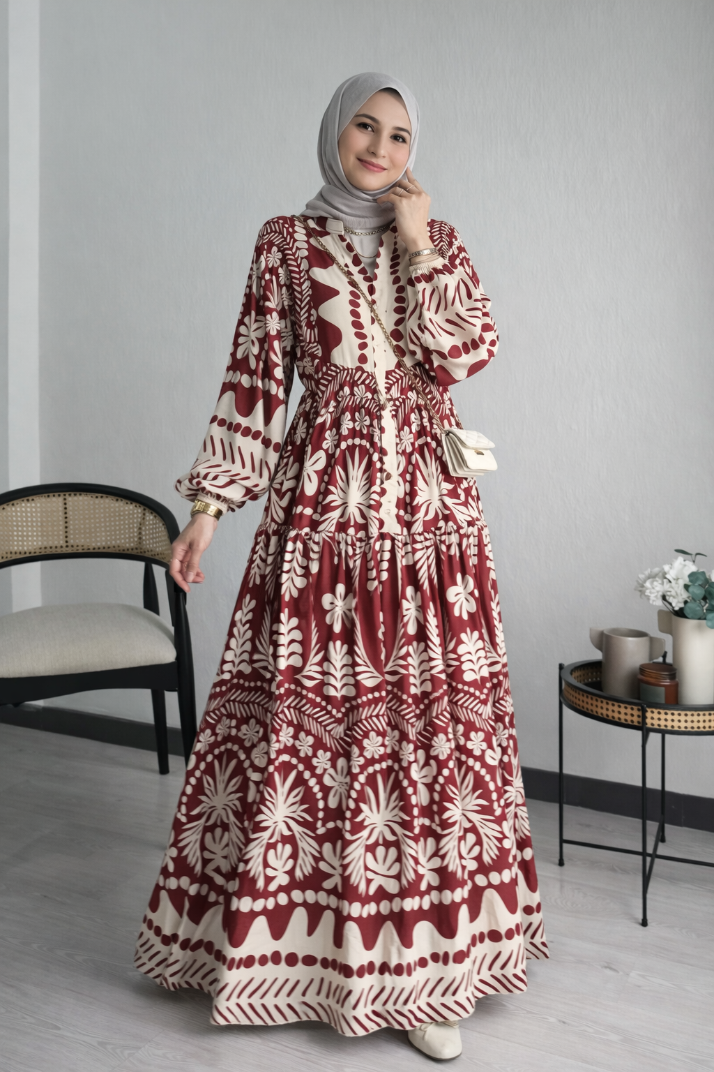 A RUBY ROYALE GOWN
