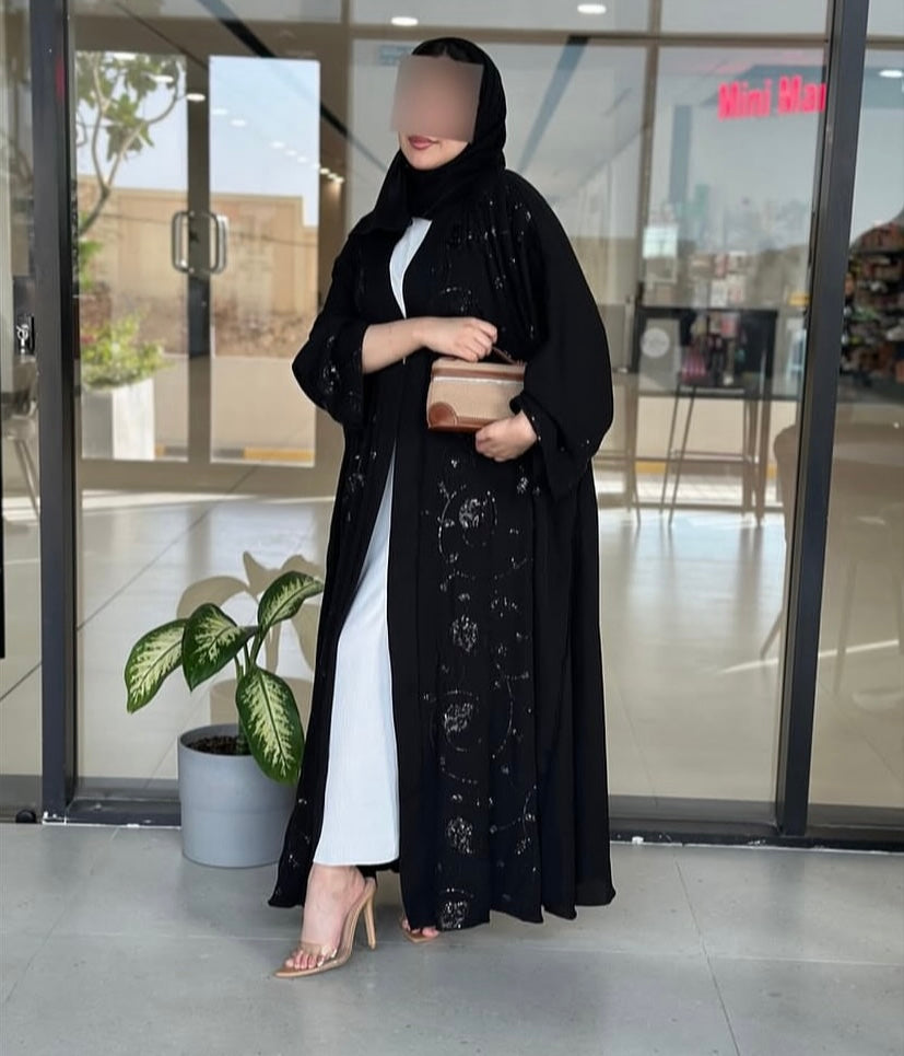Handworked abaya