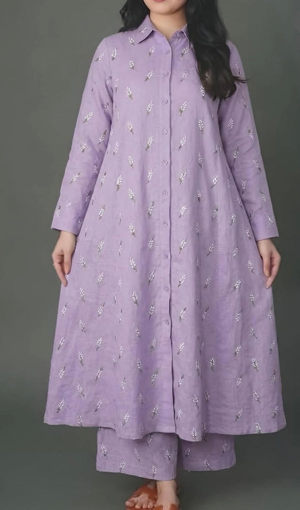 Tulip flora A -line co- ord set
