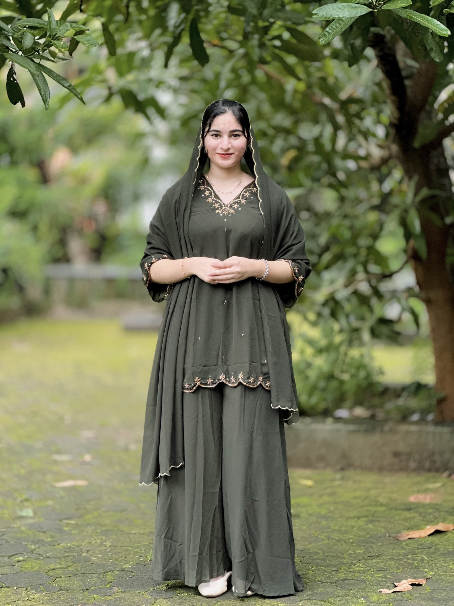 Partywear sharara set