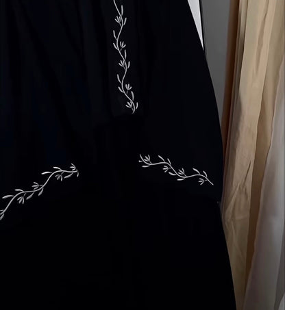 Ivory vine abaya