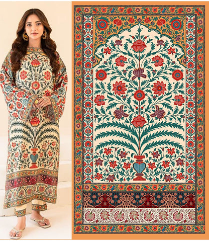 Heritage Bloom kaftan