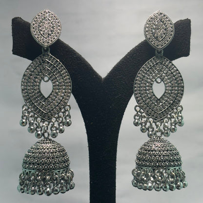Oxidised Earrings - N001