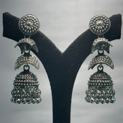 Oxidised Earrings - N003