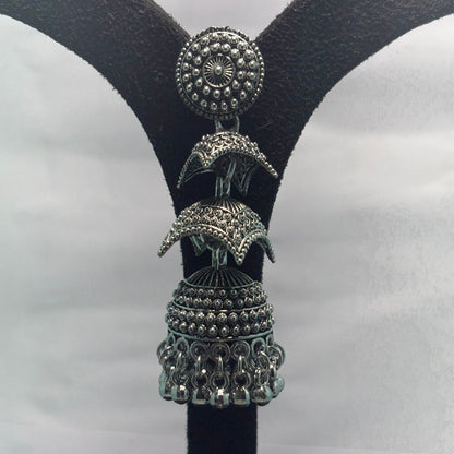 Oxidised Earrings - N003