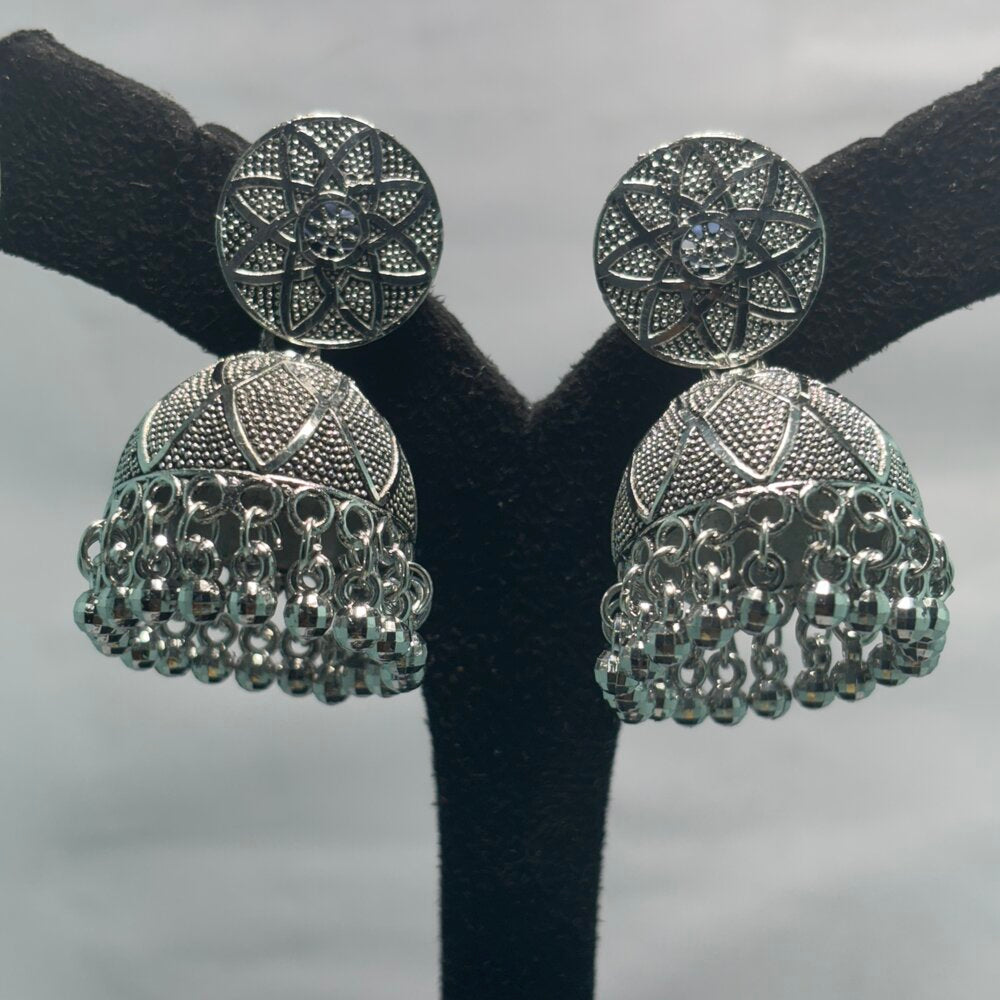 Oxidised Earrings - N004
