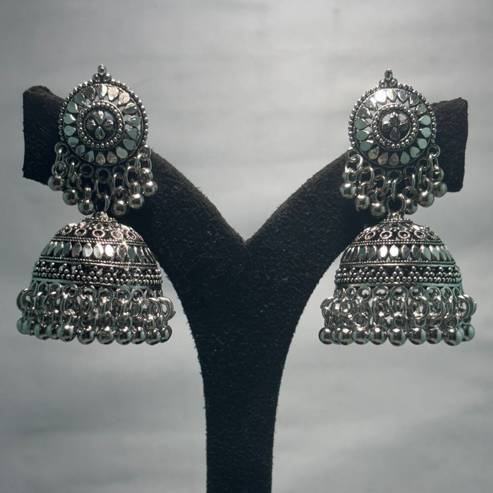 Oxidised Earrings - N007
