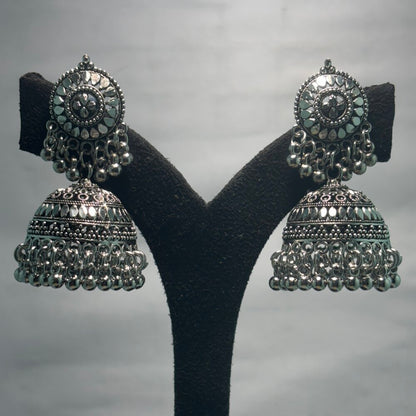 Oxidised Earrings - N007