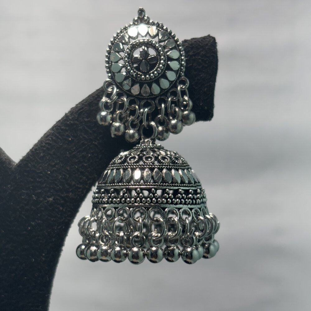 Oxidised Earrings - N007
