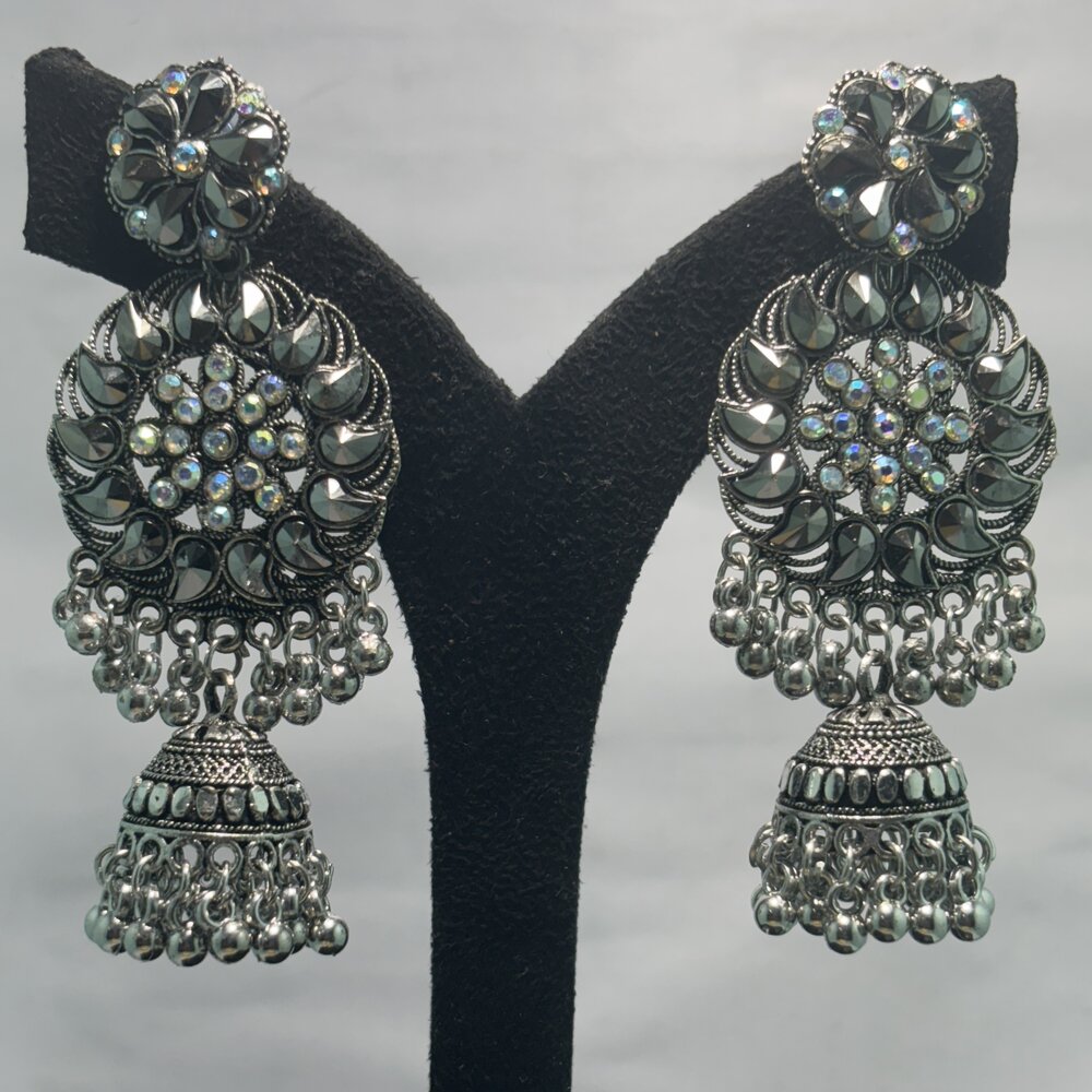 Oxidised Earrings - N008