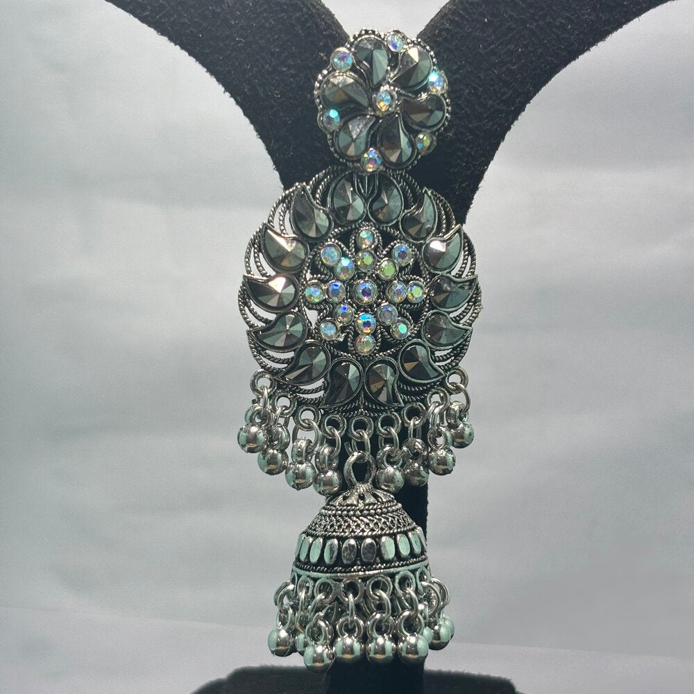 Oxidised Earrings - N008