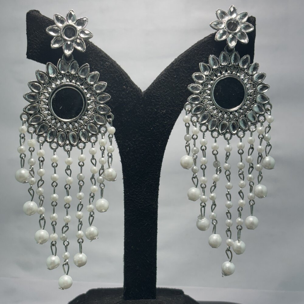Oxidised Earrings - N009