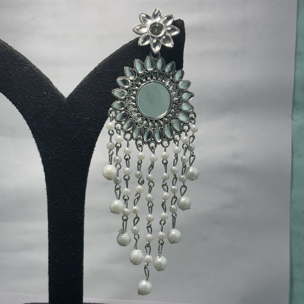 Oxidised Earrings - N009