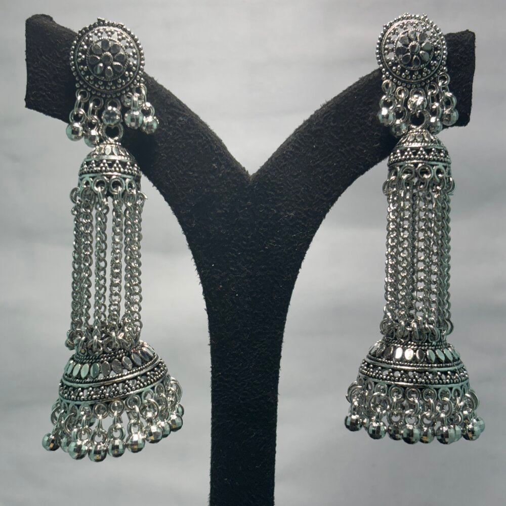 Oxidised Earrings - N011