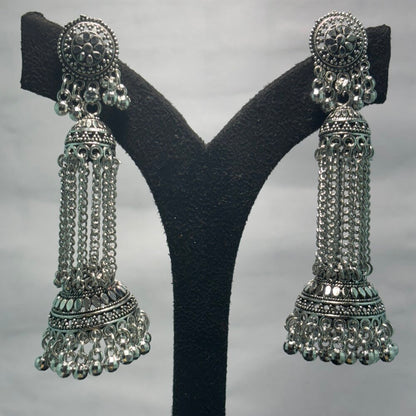 Oxidised Earrings - N011