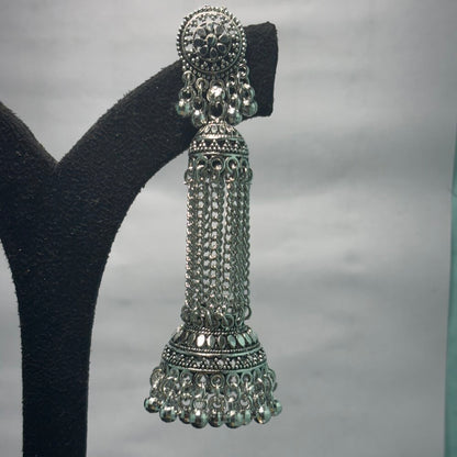 Oxidised Earrings - N011
