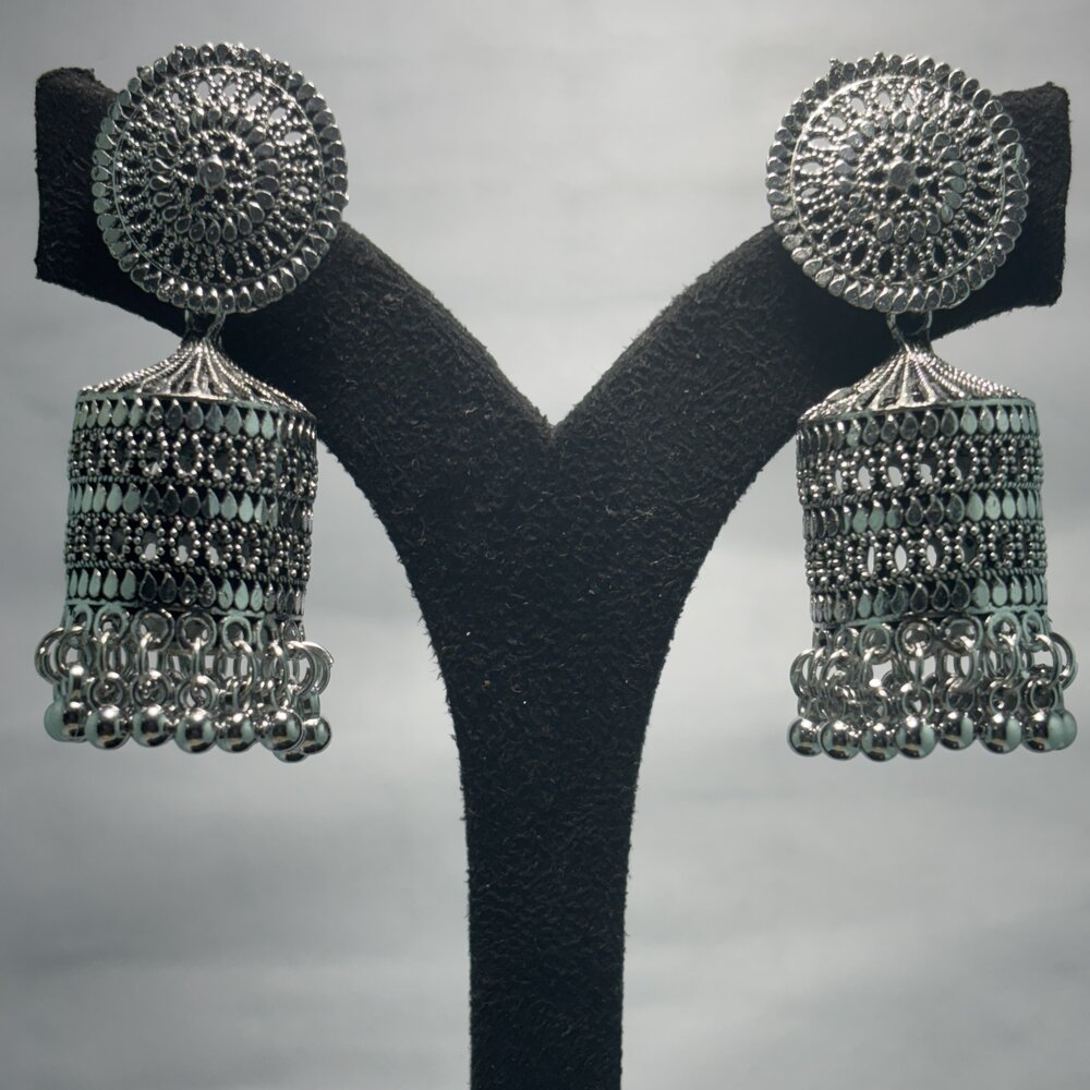Oxidised Earrings - N012