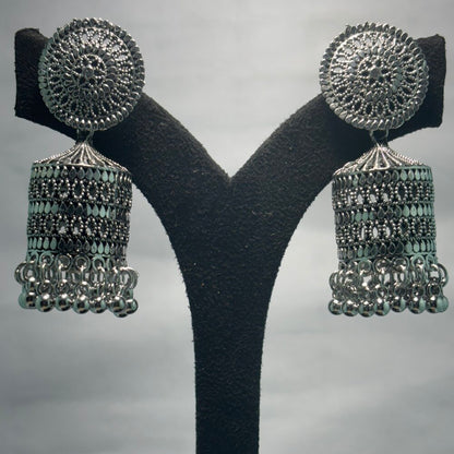 Oxidised Earrings - N012